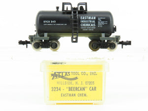 N Scale Atlas 3234 ETCX Eastman Industrial Chemicals Beer Can Tank Car #243