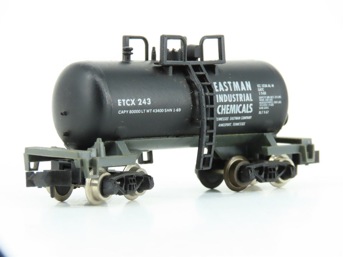 N Scale Atlas 3234 ETCX Eastman Industrial Chemicals Beer Can Tank Car #243