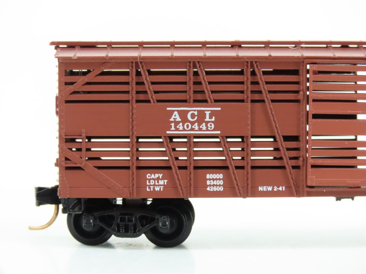 N Kadee Micro-Trains MTL 35100 ACL Atlantic Coast Line 40&#39; Stock Car #140449