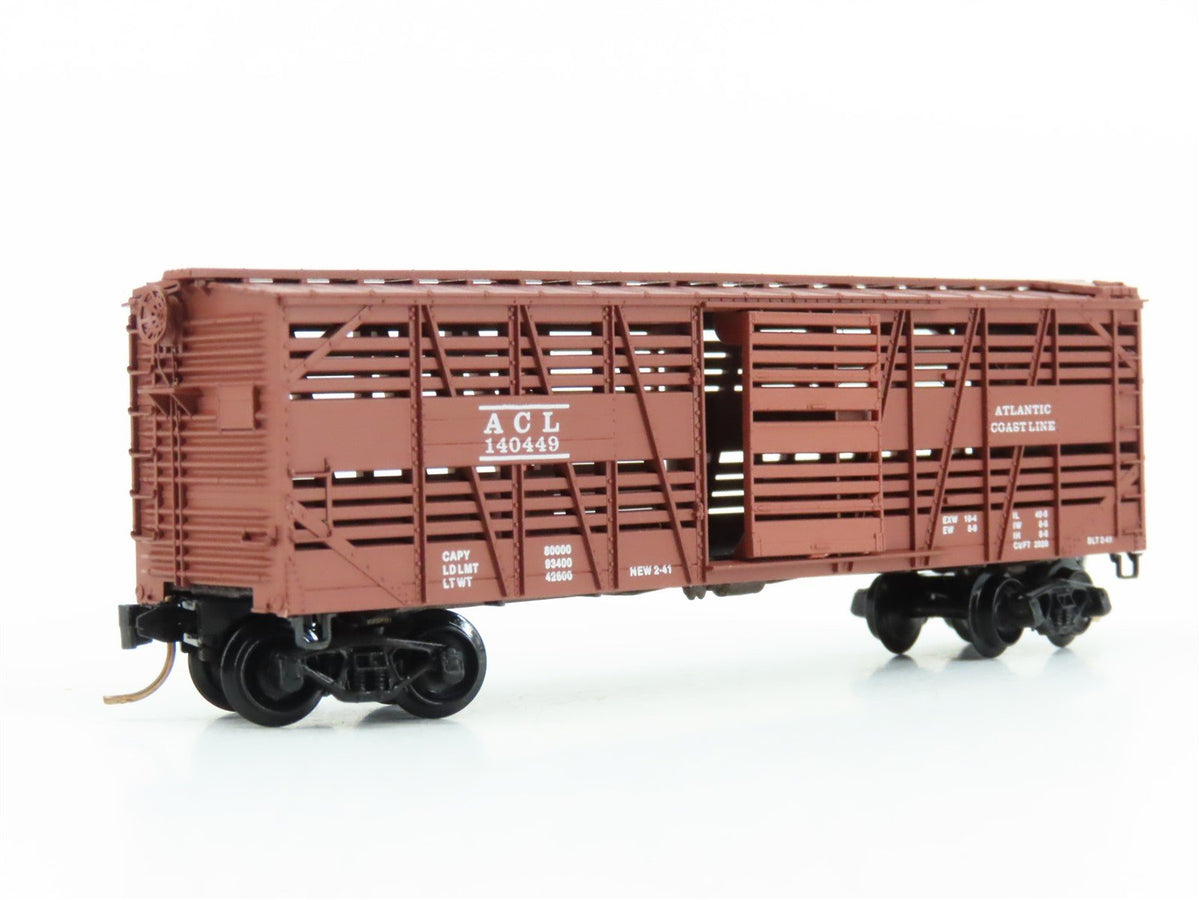 N Kadee Micro-Trains MTL 35100 ACL Atlantic Coast Line 40&#39; Stock Car #140449