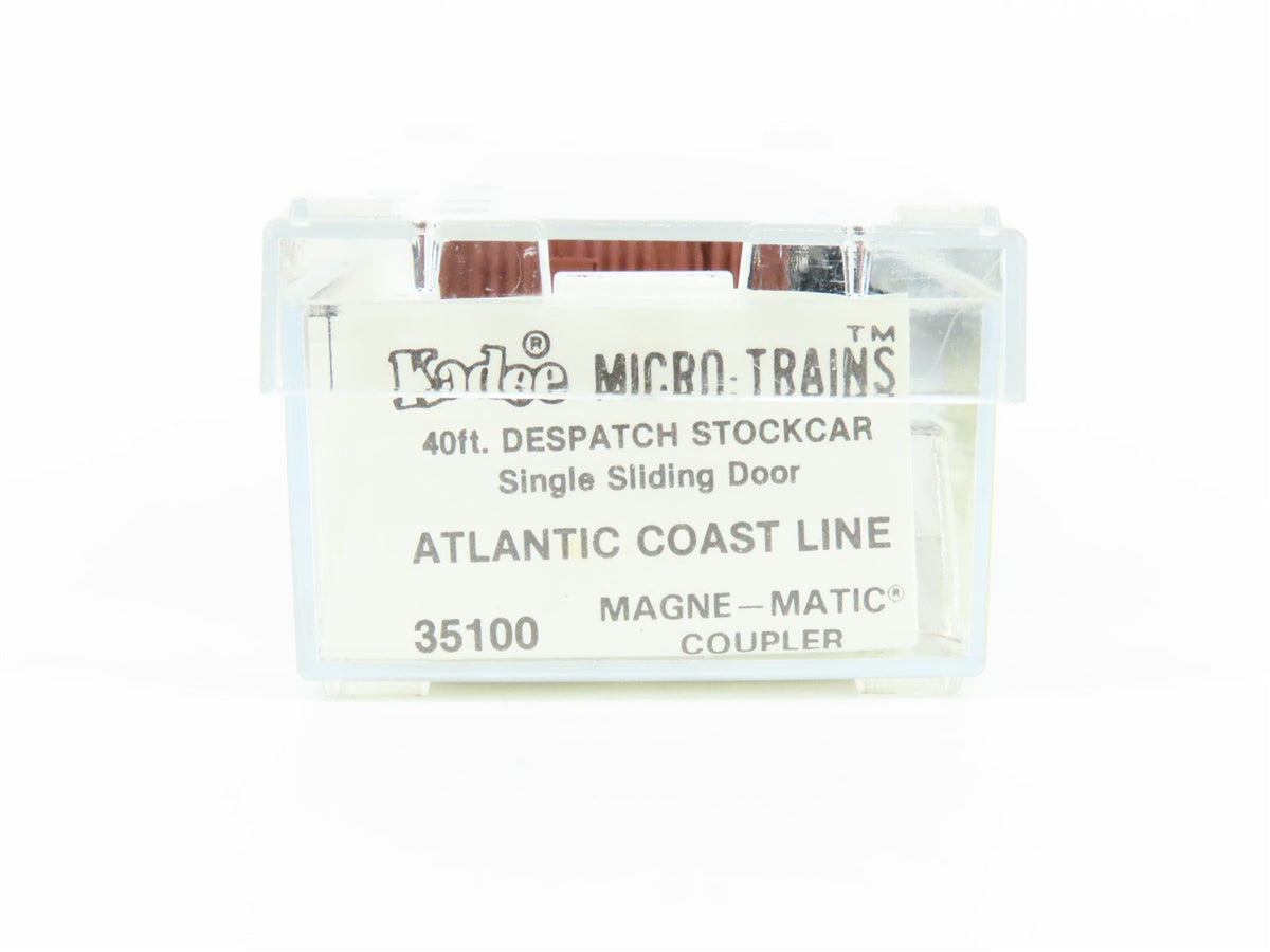 N Kadee Micro-Trains MTL 35100 ACL Atlantic Coast Line 40&#39; Stock Car #140449