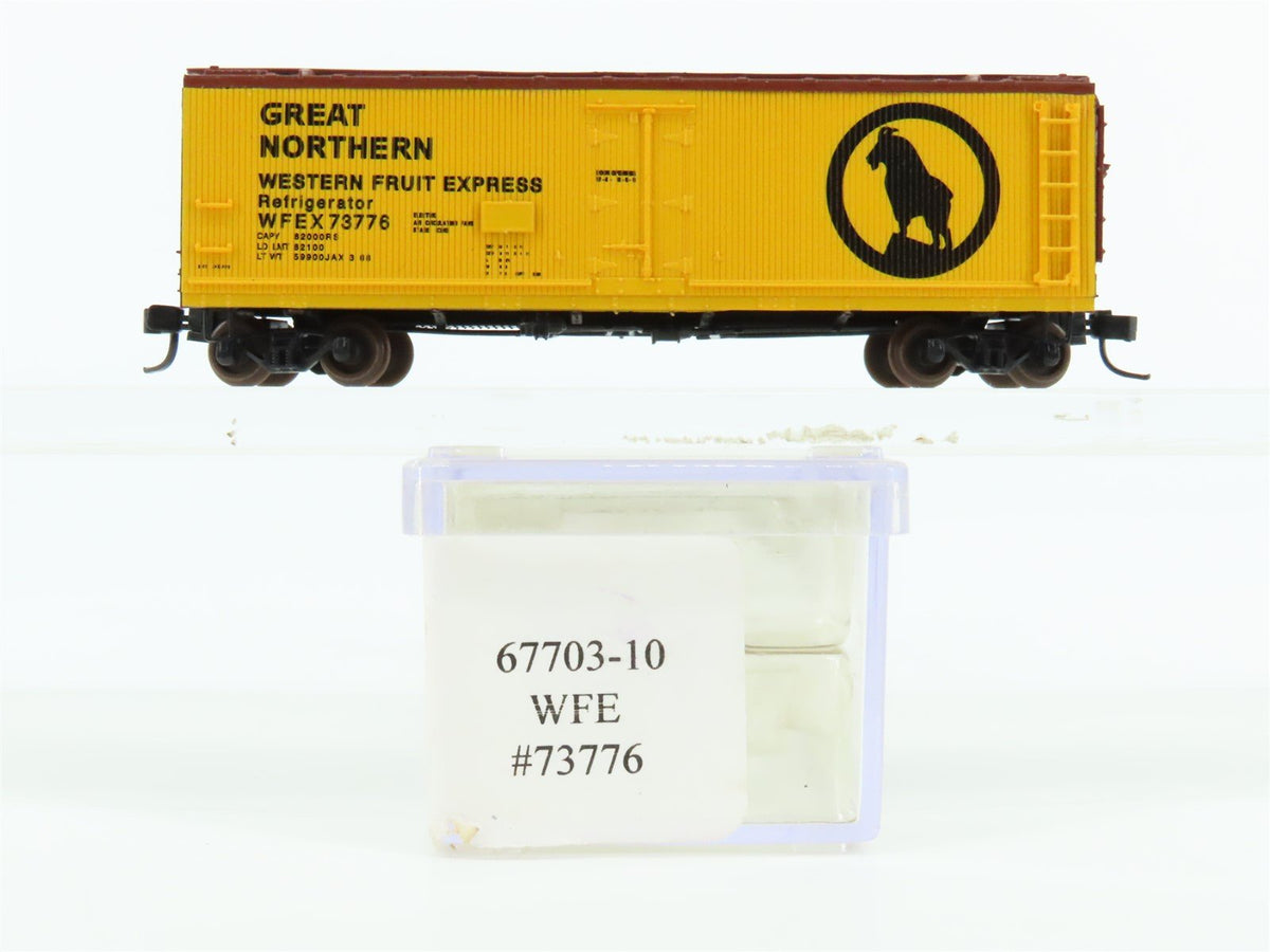 N InterMountain 67703-10 WFEX Western Fruit Express / GN &quot;Goat&quot; Reefer #73776