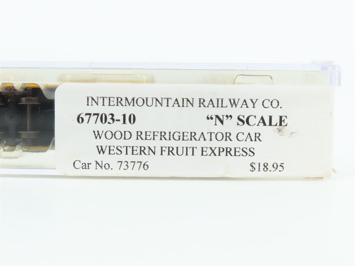 N InterMountain 67703-10 WFEX Western Fruit Express / GN &quot;Goat&quot; Reefer #73776