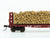 N Scale Atlas 38424 L&N Louisville & Nashville Pulpwood Flat Car #20572 w/ Load