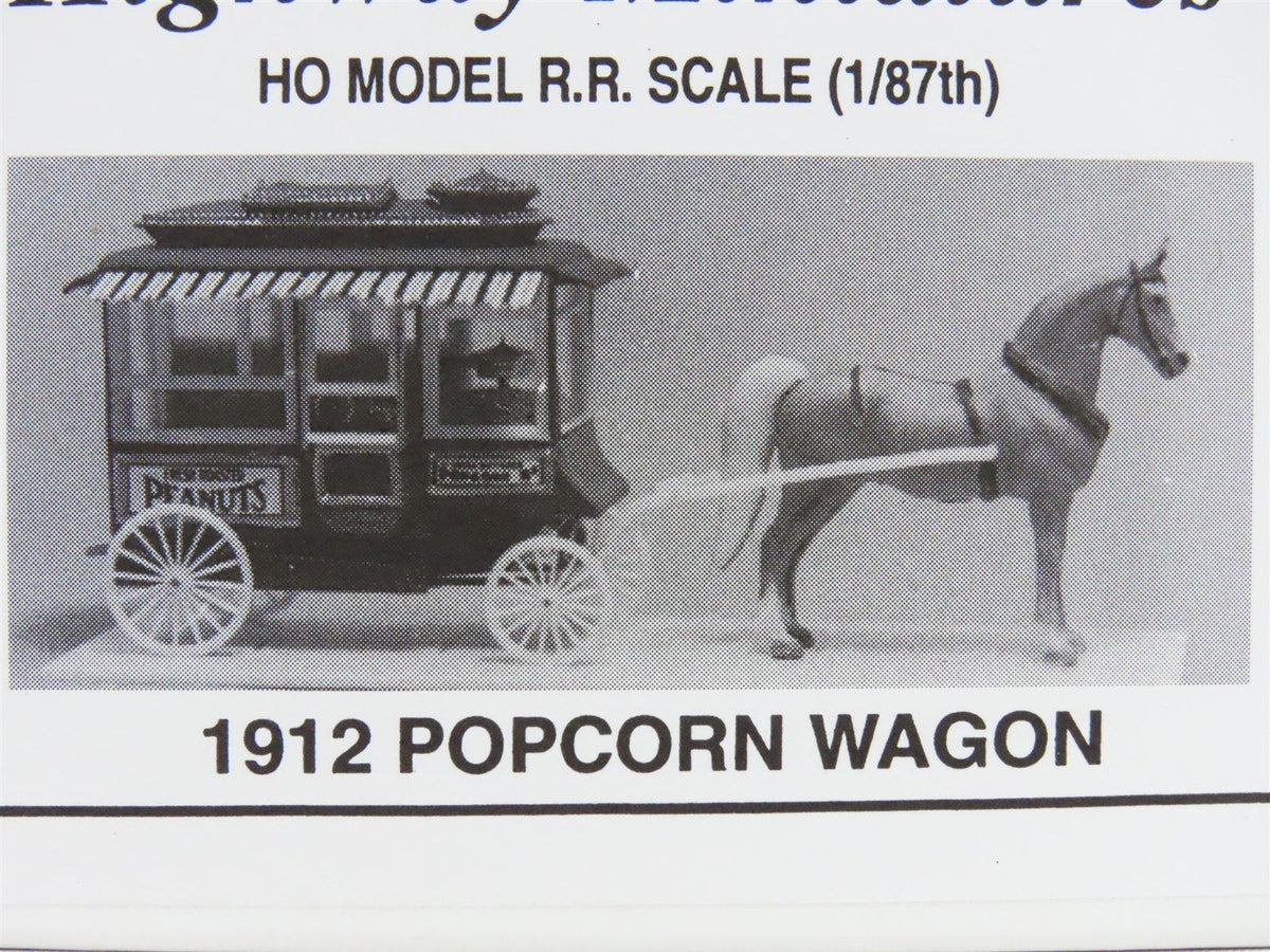 HO Scale Jordan Highway Miniatures Kit #360-235 1912 Popcorn Wagon