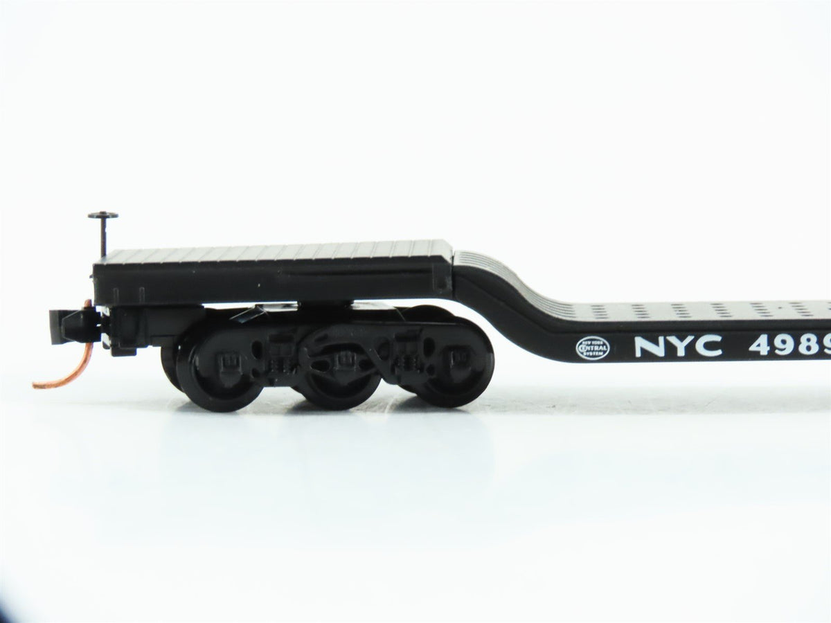 N Micro-Trains MTL 109020 NYC New York Central Depressed Center Flat Car #498996