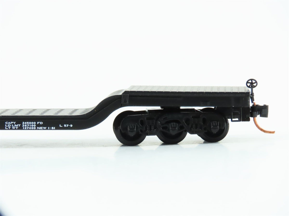 N Micro-Trains MTL 109020 NYC New York Central Depressed Center Flat Car #498996