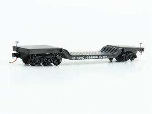 N Micro-Trains MTL 109020 NYC New York Central Depressed Center Flat Car #498996