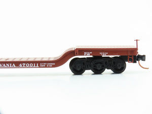 N Micro-Trains MTL 109010 PRR Pennsylvania Depressed Center Flat Car #470011