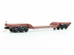 N Micro-Trains MTL 109010 PRR Pennsylvania Depressed Center Flat Car #470011