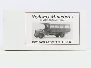 HO Scale Jordan Highway Miniatures Kit #360-231 1922 Packard Stake Truck