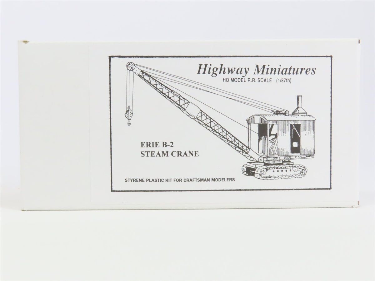 HO Scale Jordan Highway Miniatures Kit #304 Erie B-2 Steam Crane