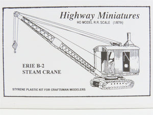 HO Scale Jordan Highway Miniatures Kit #304 Erie B-2 Steam Crane