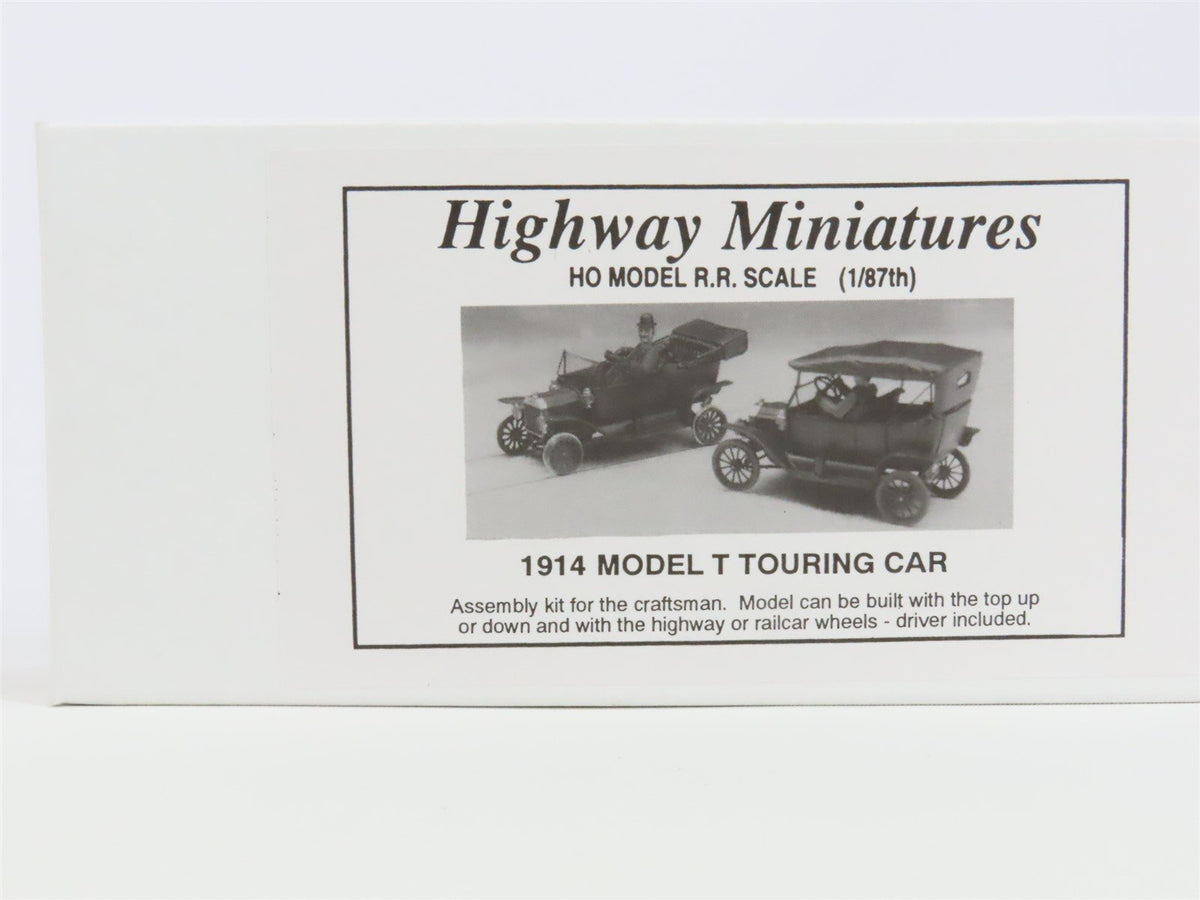 HO Scale Jordan Highway Miniatures Kit #241 1914 Model T Touring Car