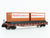 N Bachmann 18956 PRR Pennsylvania 50' Flat Car #469524 w/ Far East Containers