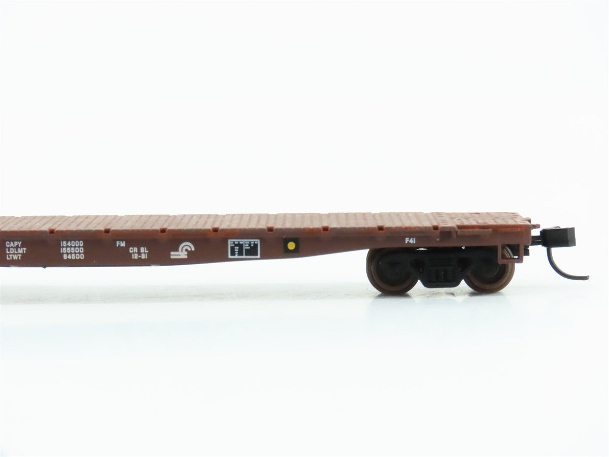 N Scale Walthers 932-8212 CR Conrail GSC 53&#39; Flat Car #715579