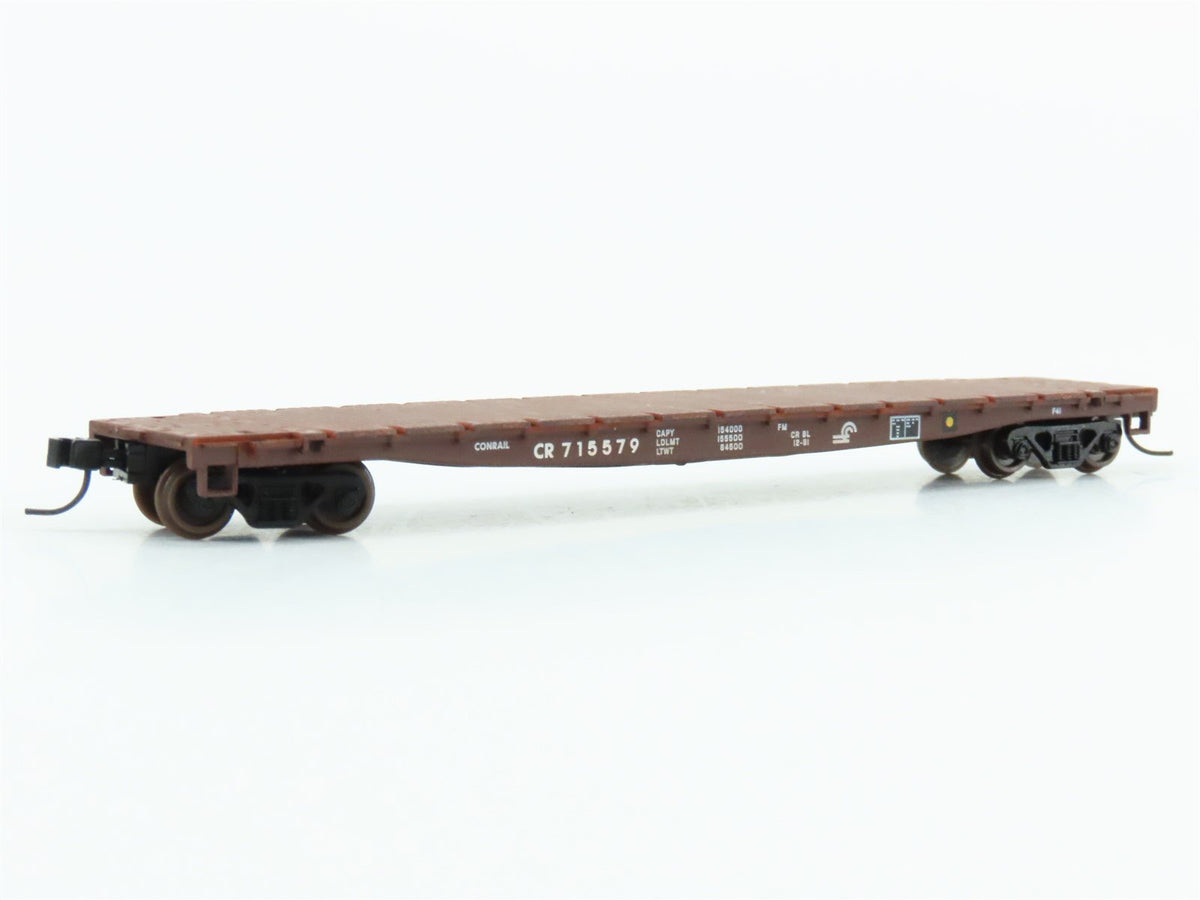 N Scale Walthers 932-8212 CR Conrail GSC 53&#39; Flat Car #715579