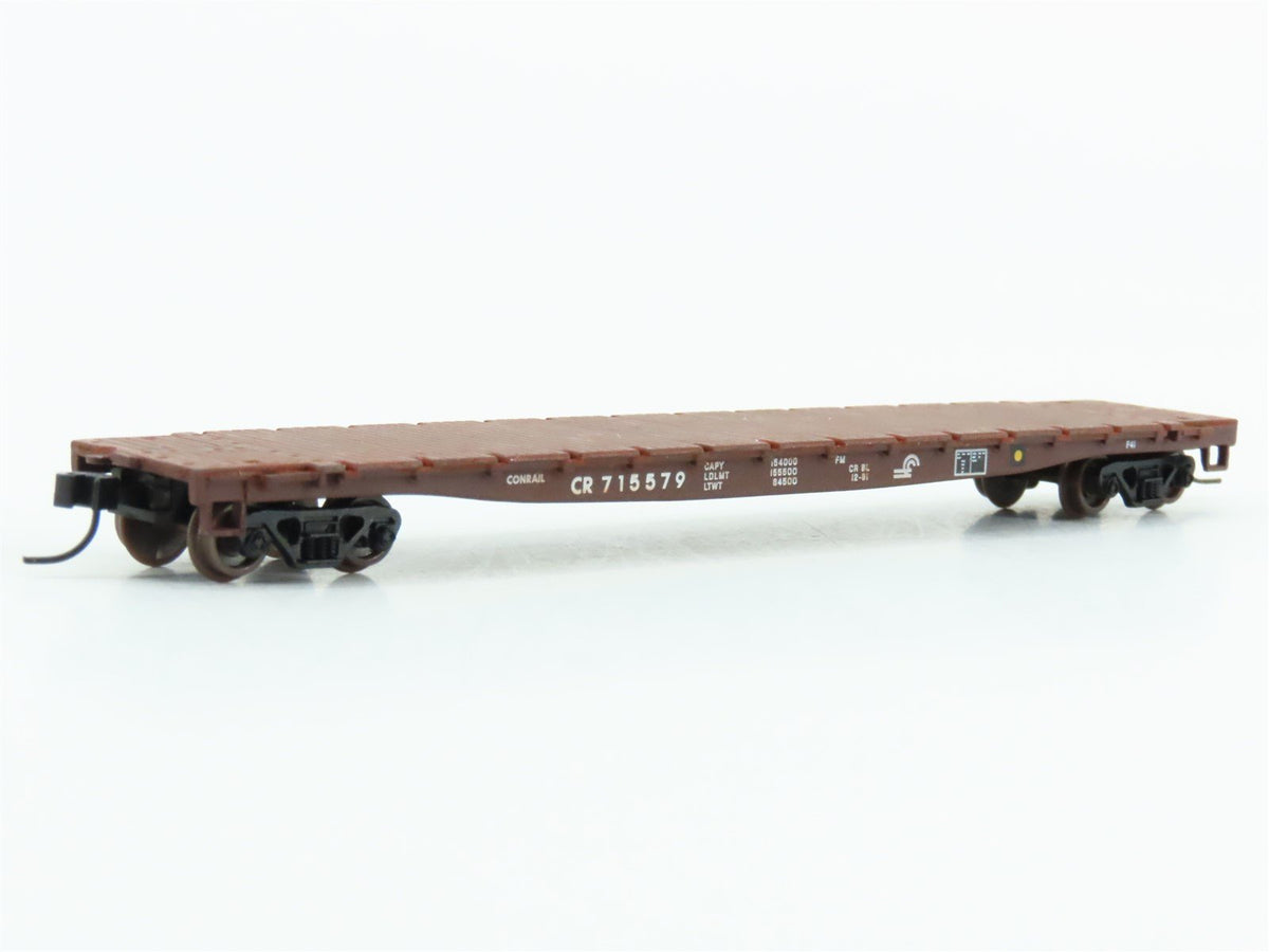 N Scale Walthers 932-8212 CR Conrail GSC 53&#39; Flat Car #715579