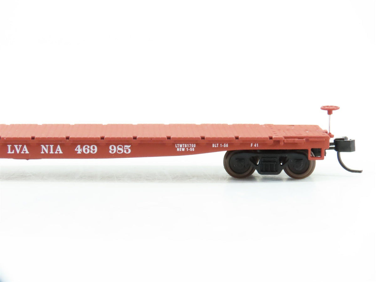 N Scale Walthers 932-8208 PRR Pennsylvania GSC 53&#39; Flat Car #469985