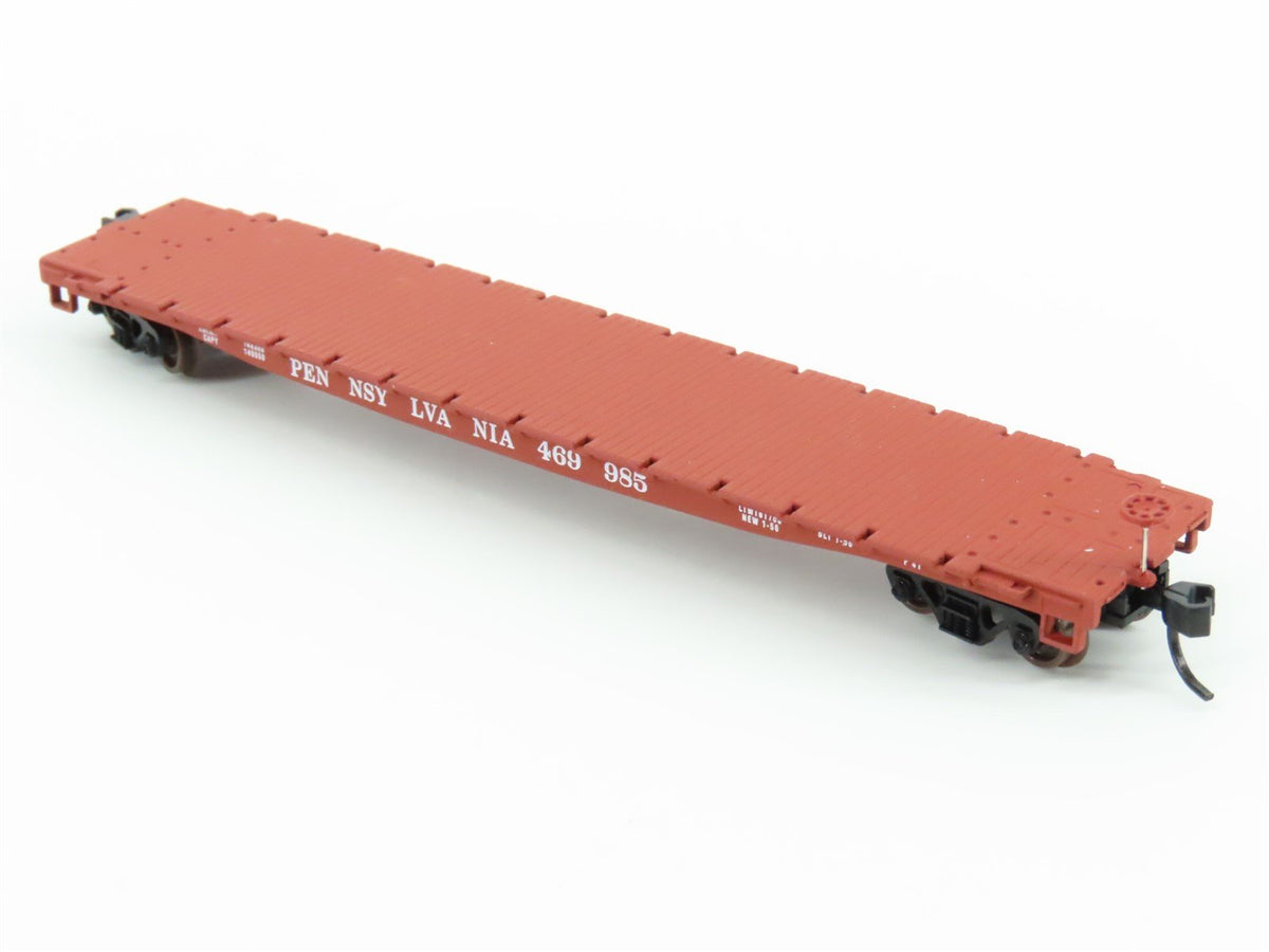 N Scale Walthers 932-8208 PRR Pennsylvania GSC 53&#39; Flat Car #469985