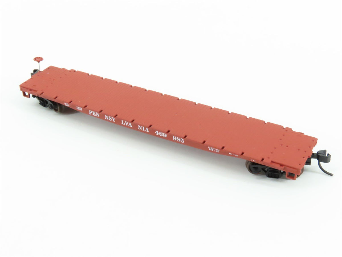 N Scale Walthers 932-8208 PRR Pennsylvania GSC 53&#39; Flat Car #469985