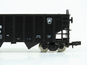 N Scale Con-Cor 001-556504-9 PRR Pennsylvania 70-Ton 2-Bay Hopper #675028