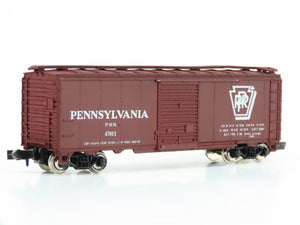 N Con-Cor 0001-01001E PRR Pennsylvania 40' Single Door Steel Box Car #47011