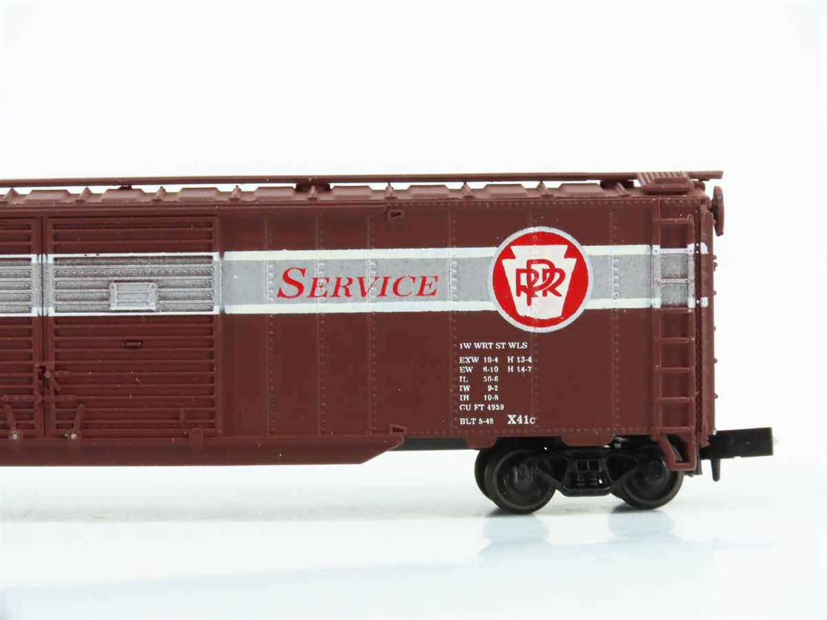 N Con-Cor 0001-041201(5) PRR Pennsylvania Merchandise Svc. 50&#39; Box Car #118707