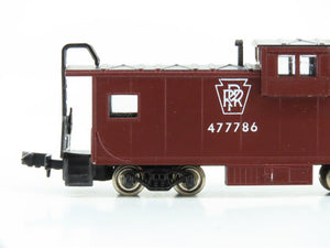 N Scale Con-Cor 0001-01261M PRR Pennsylvania Extended Vision Caboose #477786