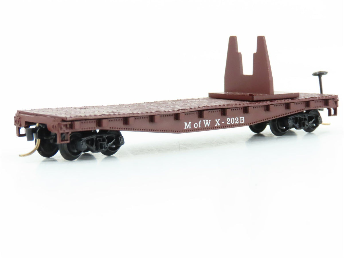 N Con-Cor 0001-602006 PRR Pennsylvania MofW Crane w/ Boom Flat Car #X-202A&amp;B