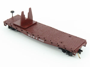 N Con-Cor 0001-602006 PRR Pennsylvania MofW Crane w/ Boom Flat Car #X-202A&B