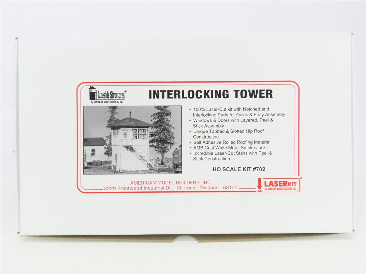 HO 1/87 Scale AMB Lineside Structures LaserKit #702 Interlocking Tower