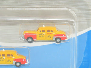 N Scale CMW Mini Metals 50336 City Cab Taxis 1950 De Soto Sedan 2-Pack