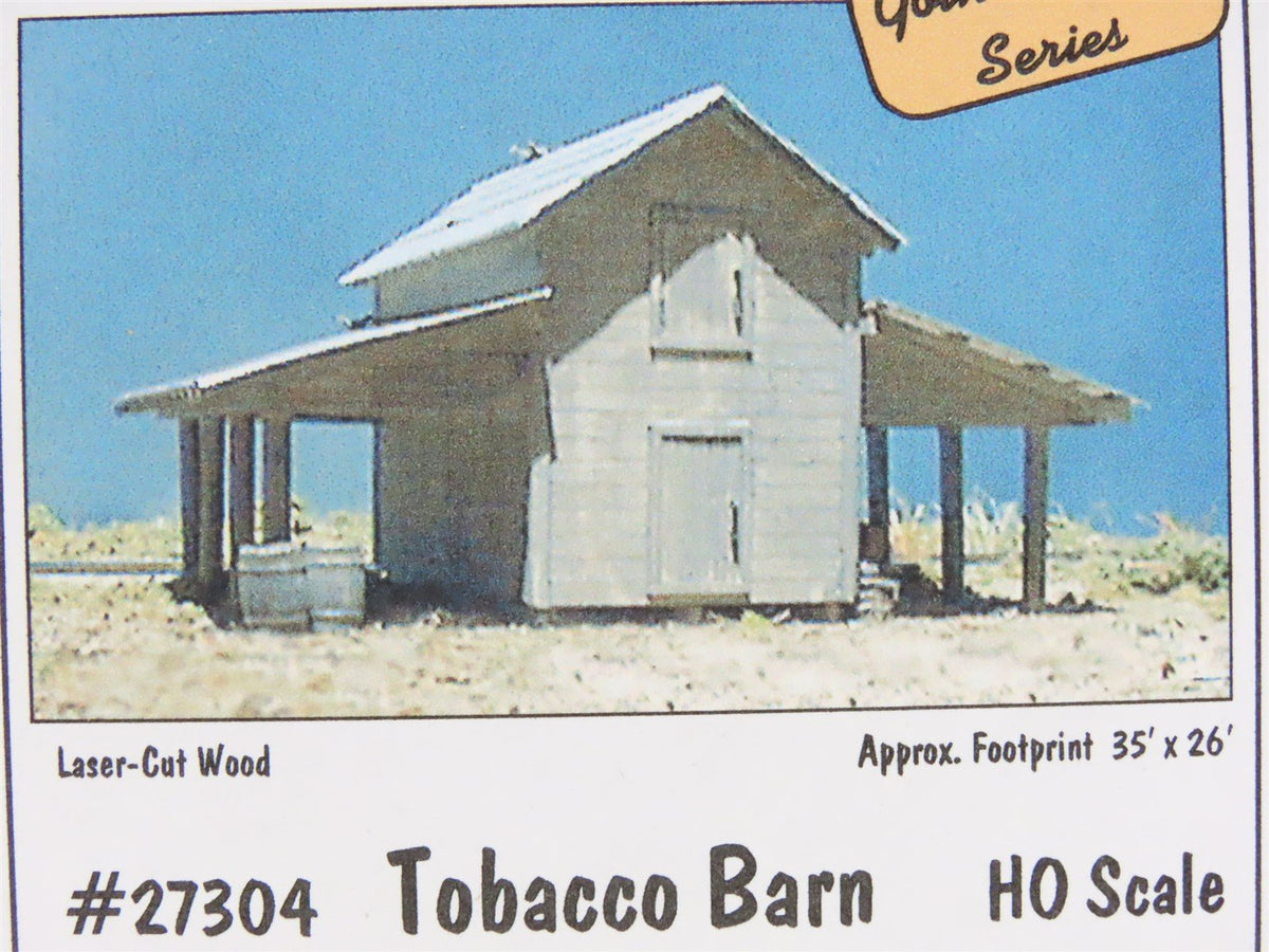 HO 1/87 Scale B.T.S. Goin&#39; Home Series Laser-Cut Kit #27304 Tobacco Barn