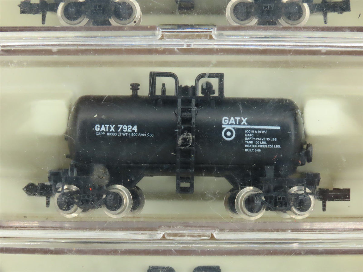 N Scale Atlas Special Edition 5515 GATX Beer Can Tank Cars 3-Pack