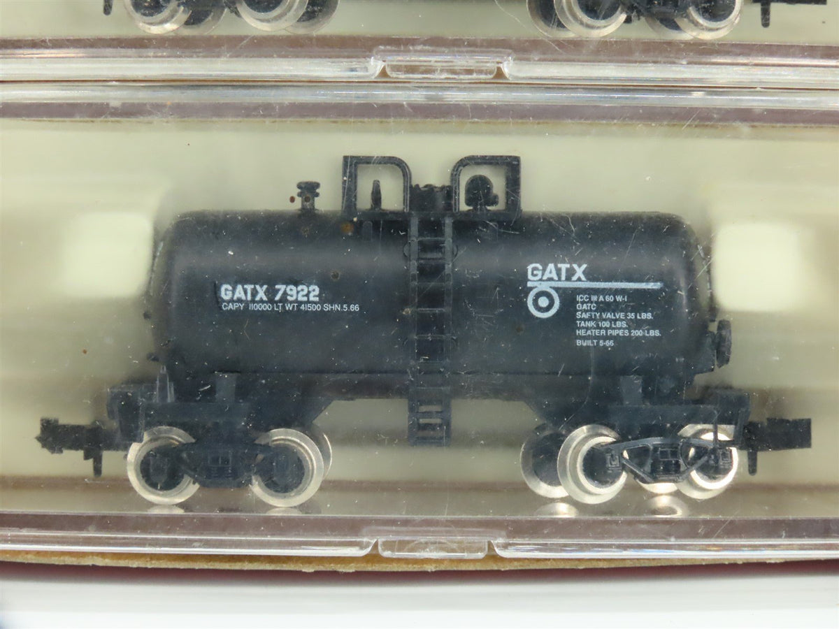 N Scale Atlas Special Edition 5515 GATX Beer Can Tank Cars 3-Pack