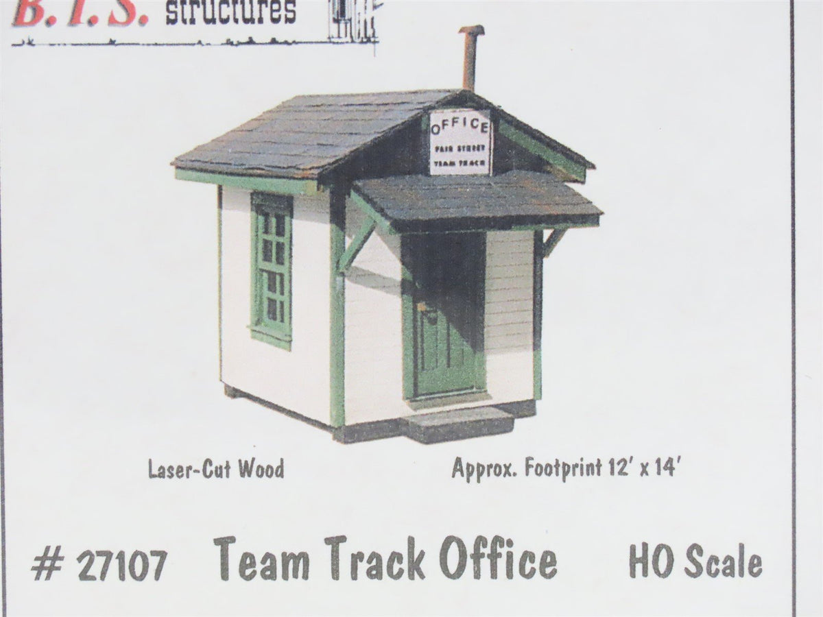 HO 1/87 Scale B.T.S. Structures Laser-Cut Kit #27107 Team Track Office - SEALED