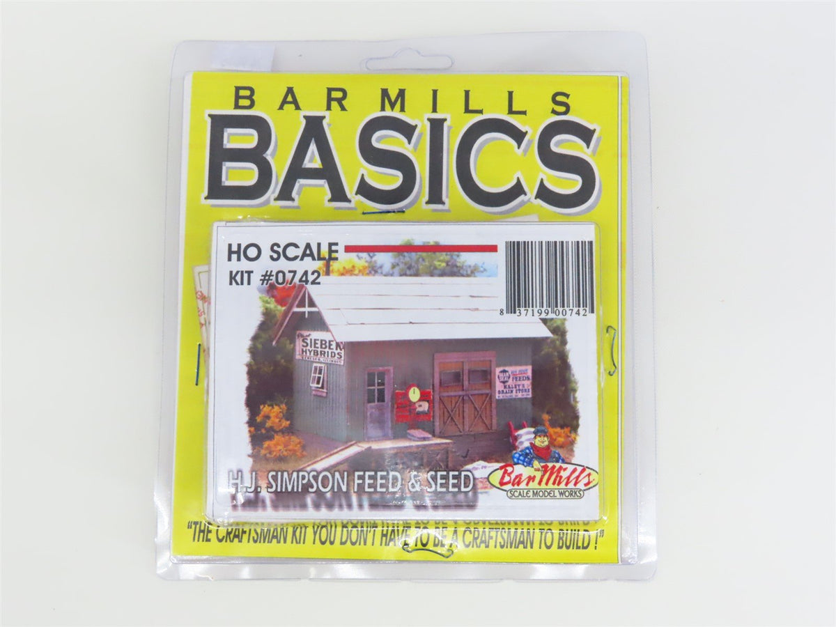 HO 1/87 Scale Bar Mills Basics Kit #0742 H.J. Simpson Feed &amp; Seed