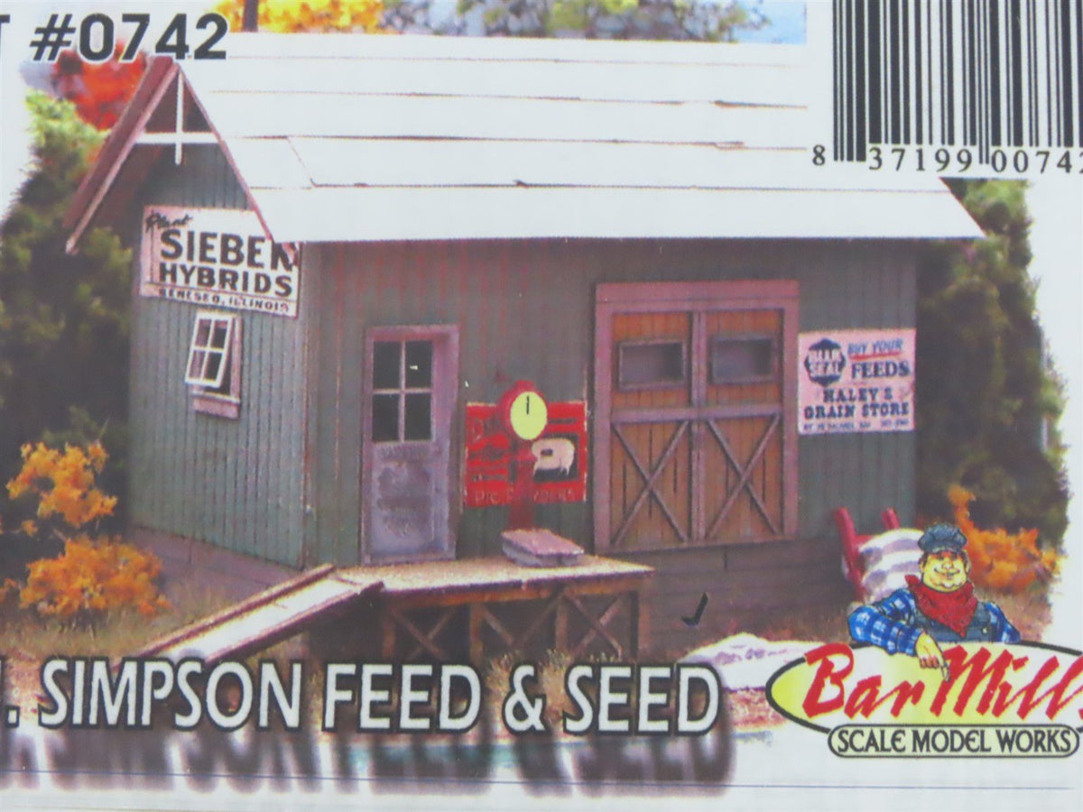 HO 1/87 Scale Bar Mills Basics Kit #0742 H.J. Simpson Feed &amp; Seed