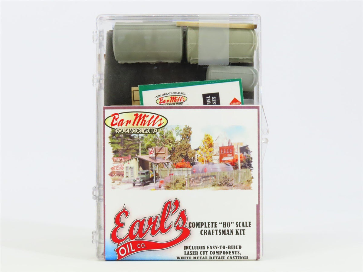 HO 1/87 Scale Bar Mills Craftsman Laser-Cut Kit #0802 Earl&#39;s Oil Co.