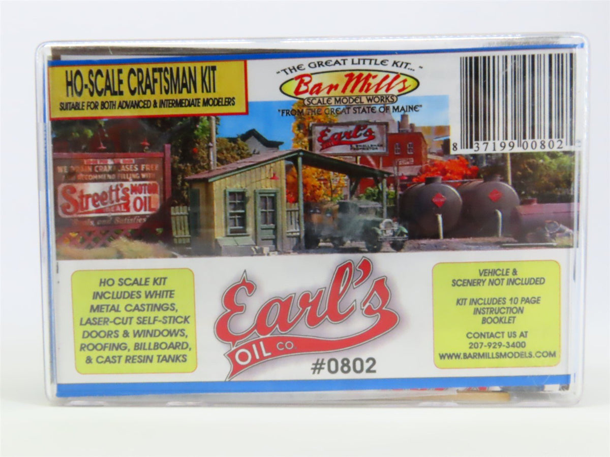 HO 1/87 Scale Bar Mills Craftsman Laser-Cut Kit #0802 Earl&#39;s Oil Co.