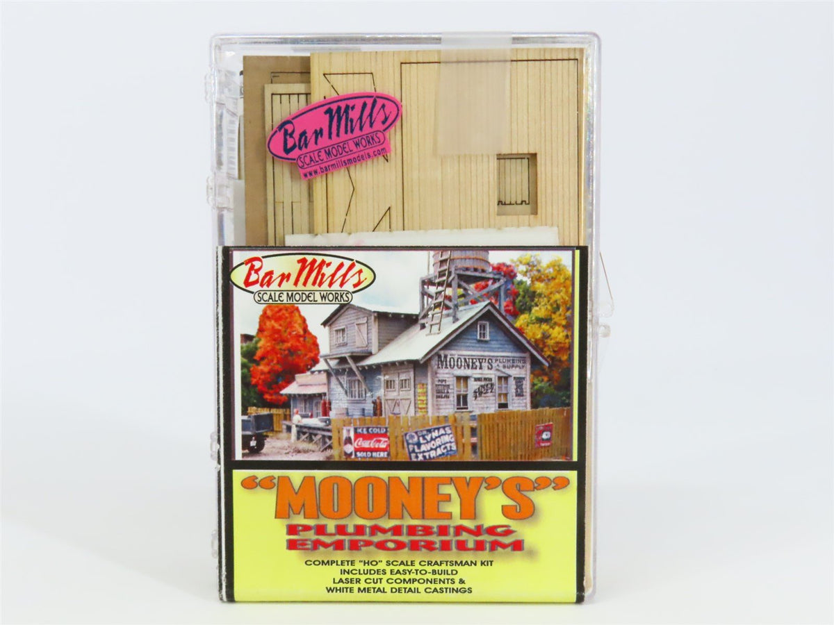 HO Scale Bar Mills Laser-Cut Craftsman Kit #0822 &quot;Mooney&#39;s&quot; Plumbing Emporium