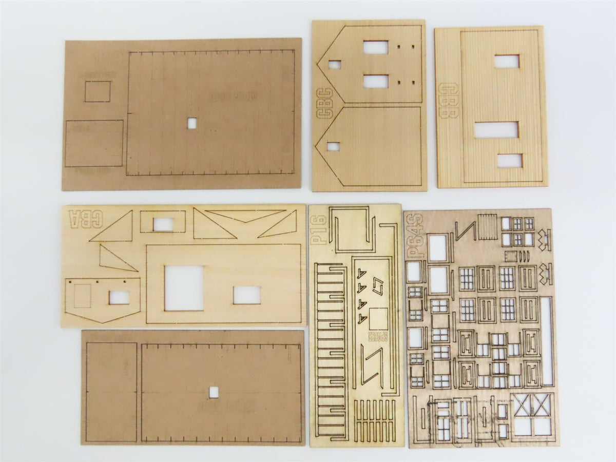 HO Scale Bar Mills Laser-Cut Craftsman Kit #0822 &quot;Mooney&#39;s&quot; Plumbing Emporium