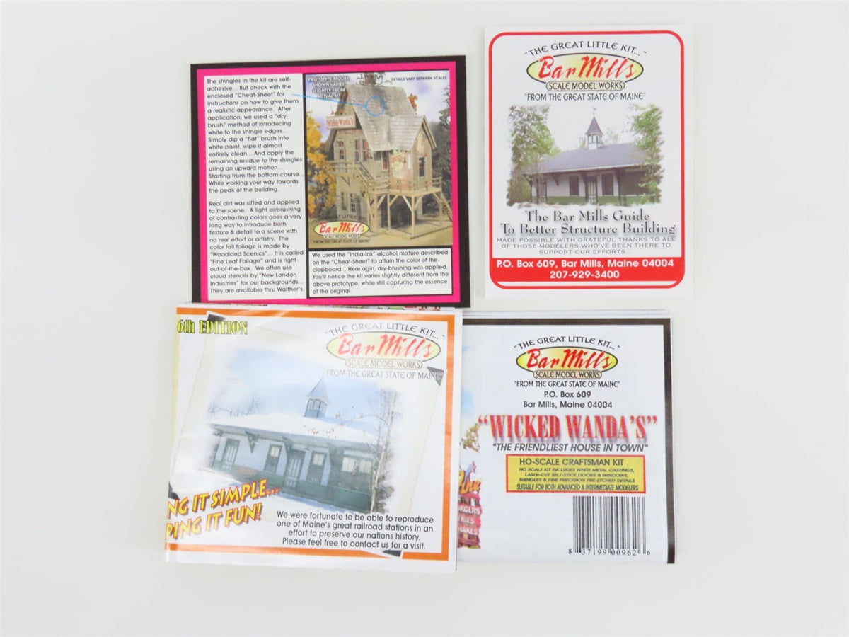 HO Scale Bar Mills Laser-Cut Kit #0962 &quot;Wicked Wanda&#39;s&quot;