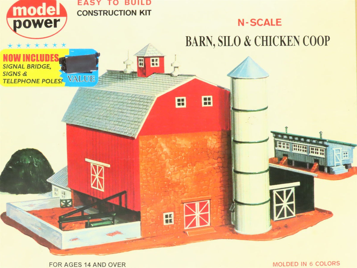 N 1/160 Scale Model Power Kit #1517 Barn, Silo &amp; Chicken Coop