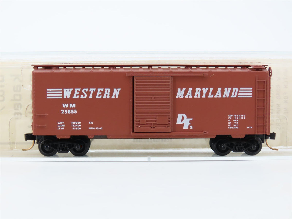 N Scale Baldwin Loco Works/Kadee BLW-36 WM Western Maryland 40&#39; Boxcar #25855