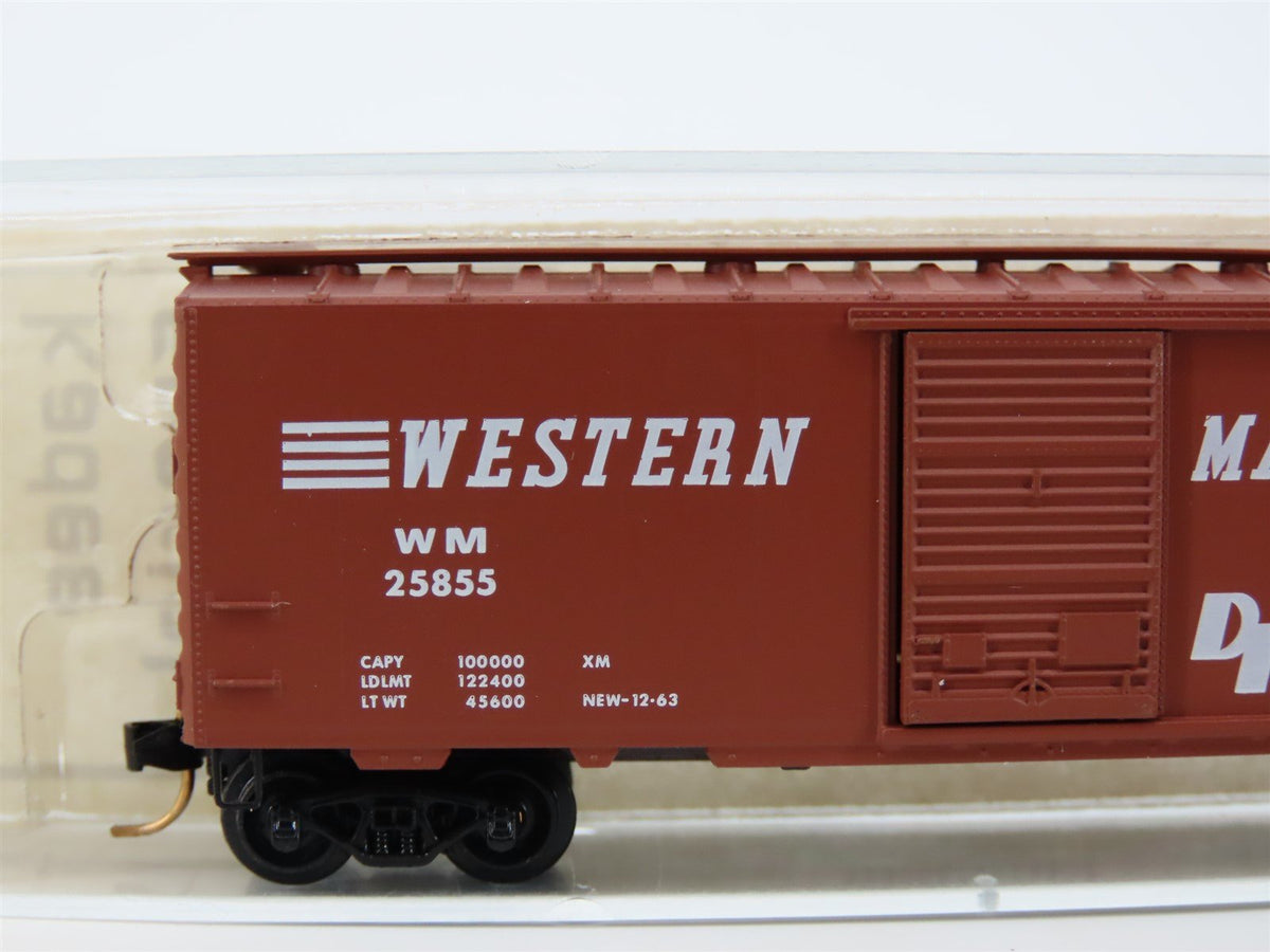 N Scale Baldwin Loco Works/Kadee BLW-36 WM Western Maryland 40&#39; Boxcar #25855