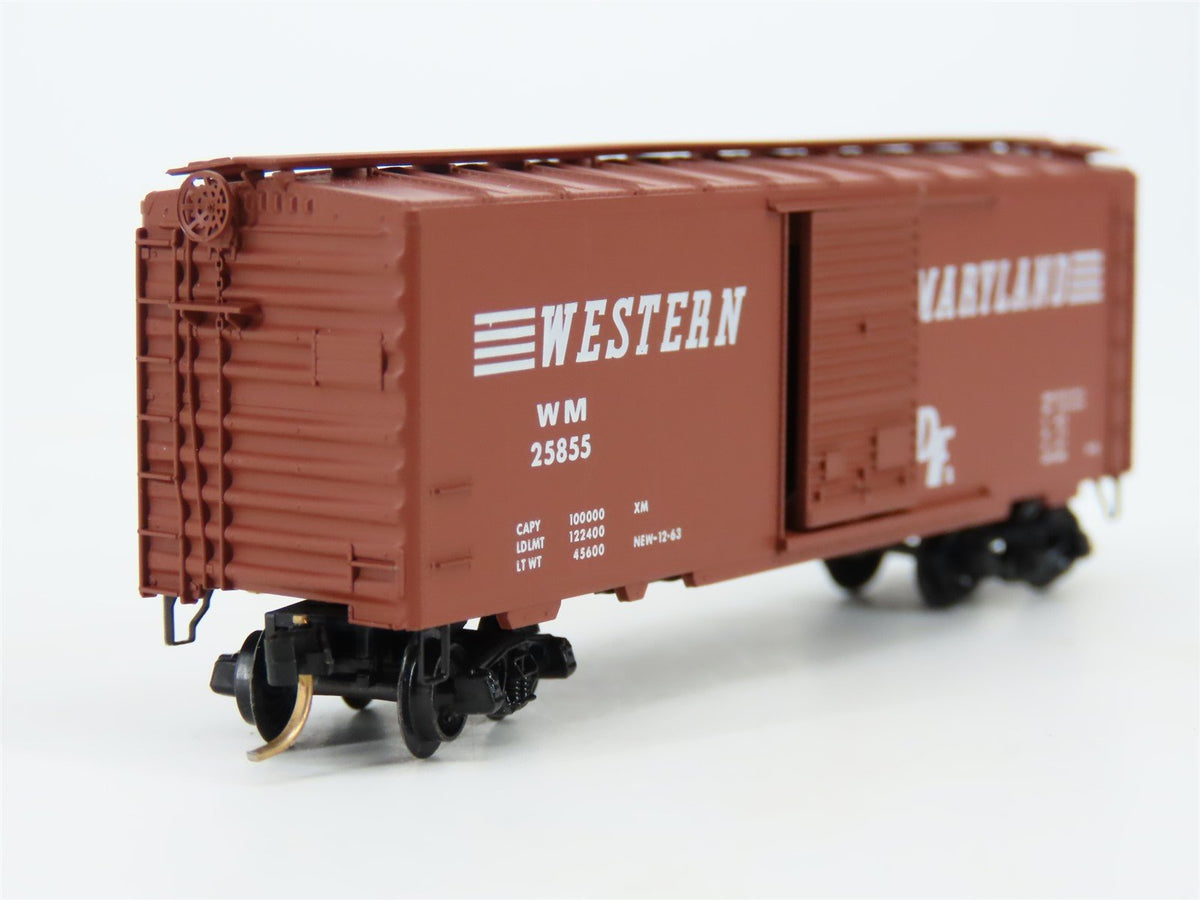 N Scale Baldwin Loco Works/Kadee BLW-36 WM Western Maryland 40&#39; Boxcar #25855