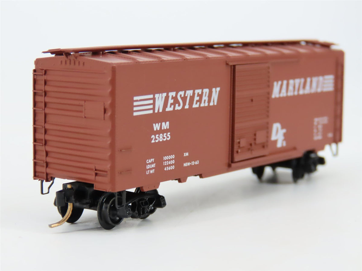 N Scale Baldwin Loco Works/Kadee BLW-36 WM Western Maryland 40&#39; Boxcar #25855