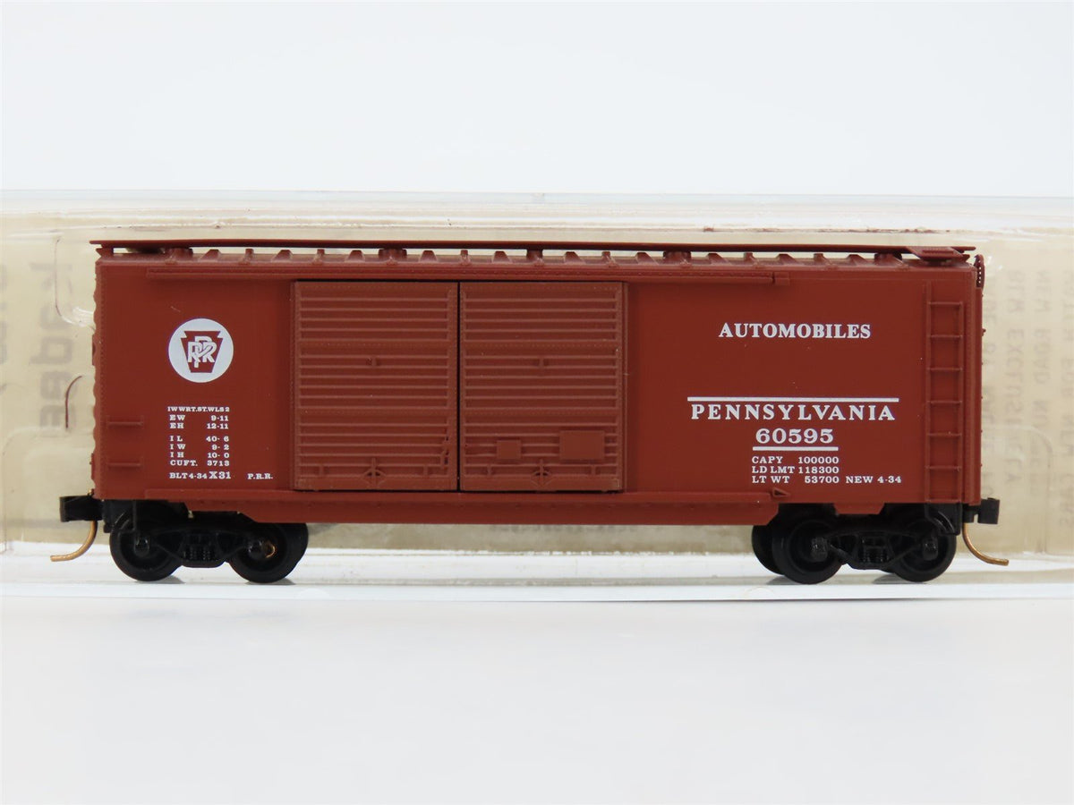 N Scale Baldwin Loco Works/Kadee BLW-38 PRR Pennsylvania 40&#39; Boxcar #60595